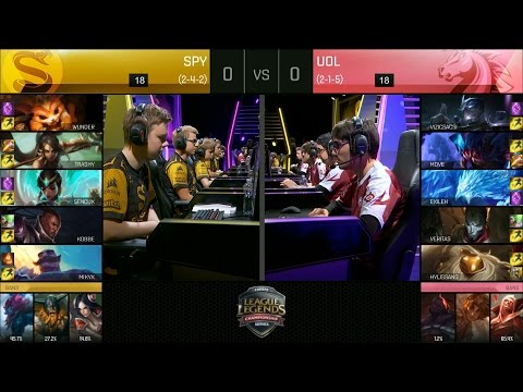 SPY vs UOL Game 1 Highlights - SPLYCE vs UNICORNS OF LOVE EU LCS Week 5 Summer 2016