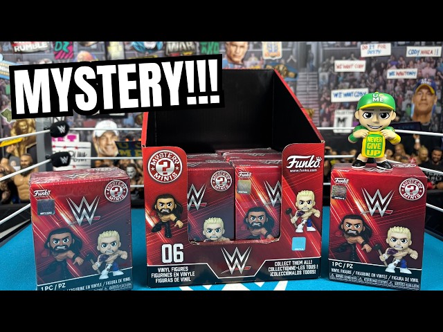 Vídeo relacionado con Funko Mystery Mini: WWE - John Cena, Roman Reigns, The Rock and More - 1 of 6 to Collect - Styles May Vary - Figura de Vinilo Coleccionable - Idea de Regalo - Mercancía Oficial