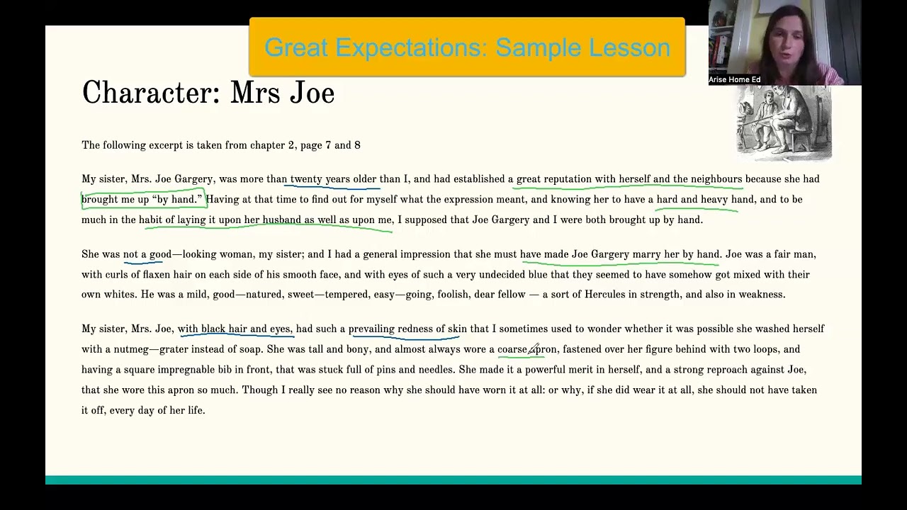 Great Expectations Sample Lesson