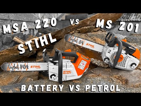 This Will Surprise You! STIHL MS201T vs MSA220T Top Handle Chainsaws
