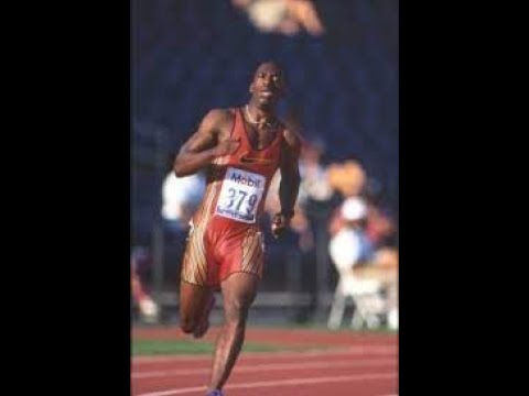 Michael Johnson  wins  200m  time  19.70  +2.7  semi  final  US Championships,  Atlanta 96.