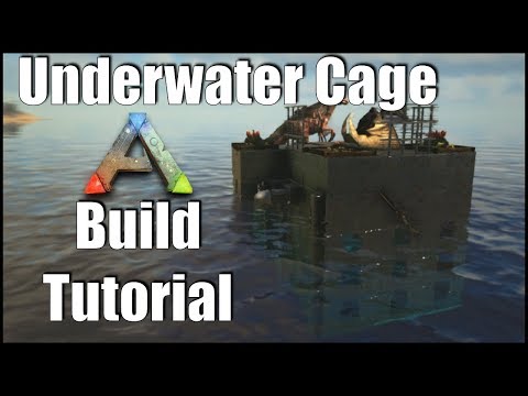 Ark: SE - Underwater Taming Cage! Raft Building Guide | Tips & Tricks!