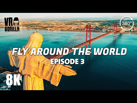 Fly Around the World in 360 - Episode 3 (Teaser) - 8K 360 Aerial VR Video