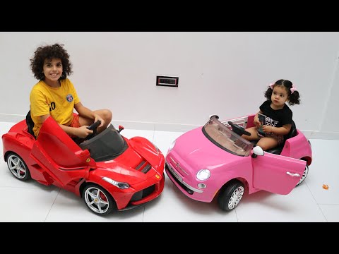 Sami And Amira play with Toy Cars - Collection video for kids