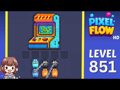 Pixel Flow Level 851 Walkthrough