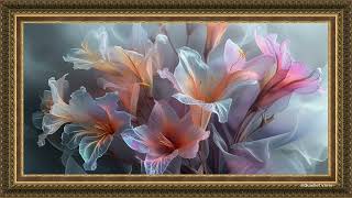 Quadro TV Arte -  Lírios