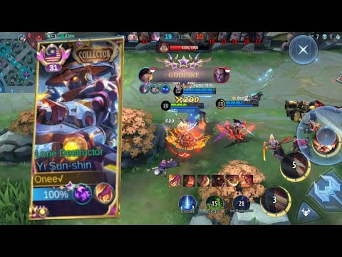 Yi sun shin vs pro hayabusa  . | MOBILE LEGEND