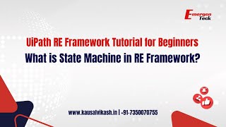 Download the video "26: UiPath RE Framework Tutorial for Beginners | What is State Machine in RE Framework?"