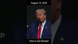 Trump campaigning in 2024 ...