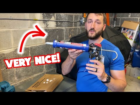 DRIPLESS Heavy Duty Caulk Gun from WORKPRO!! #caulkinggun #caulking #amazonfinds
