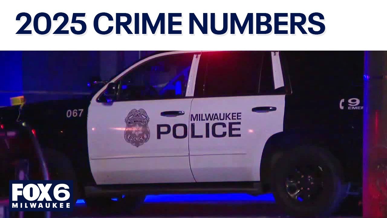 2025 Milwaukee crime numbers: homicides up, crime overall is down | FOX6 News Milwaukee