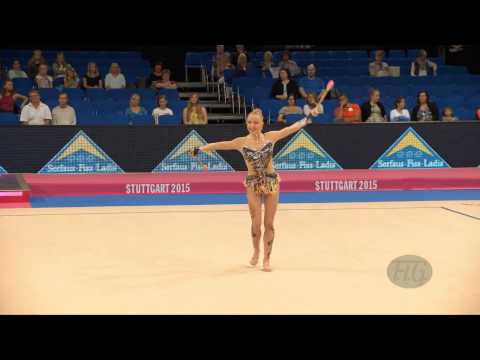 Jouki TIKKANEN (FIN) 2015 Rhythmic Worlds Stuttgart - Qualifications Clubs