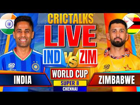 🔴 IND vs ZIM, T20 World Cup 2026, Cricket Live Match Today Score Commentary, India v Zimbabwe