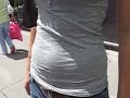 Belly Expansion In Grey Shirt