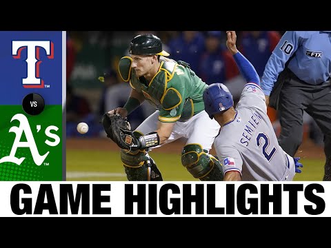 Rangers vs. A's Highlights (5/27/22) | MLB Highlights