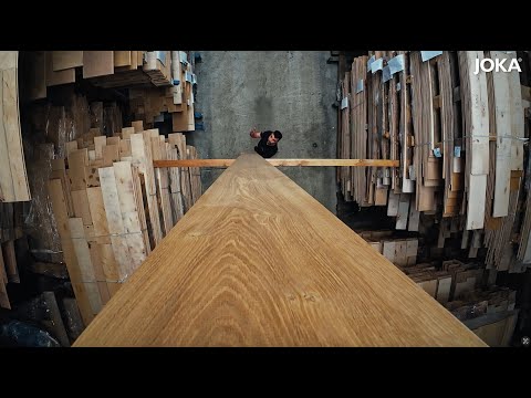 7 Meter lange Dielen?! | So entsteht das JOKA Manufaktur Parkett – Handwerk & Produktion hautnah