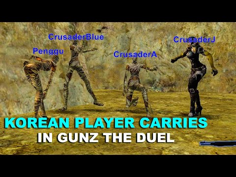 TOP KOREAN PLAYER carries us in Gunz the Duel Clan War! (Crusaders vs Pure)