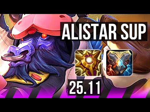 ALISTAR & Senna vs GALIO & Jhin (SUP) | KR Master | 25.11