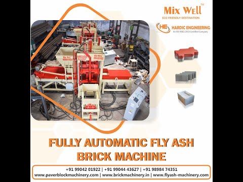 automatic fly ash brick making machine in Gujarat Ahmedabad |automatic fly ash brick machine