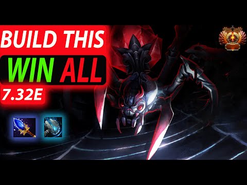 New Build is Free MMR Meteor Hammer Rush!| Broodmother pro Gameplay Dominates In High MMR