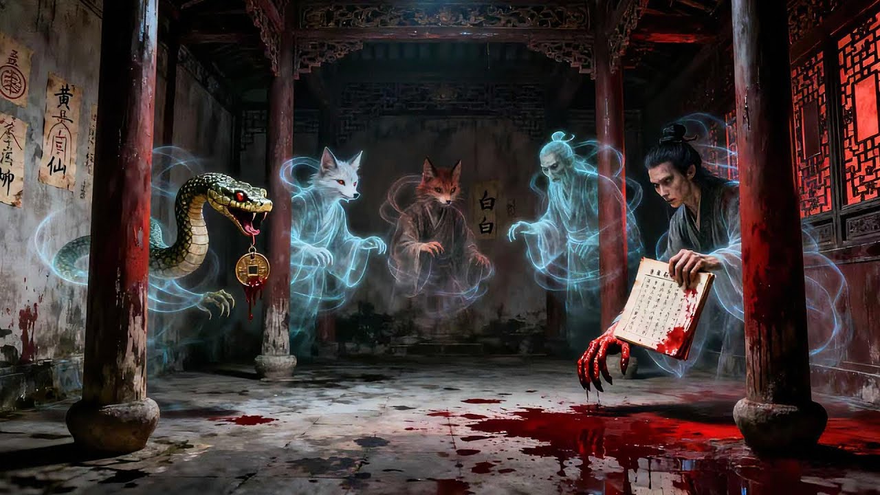 【Full Version】【胆小勿入】民國五仙索命，詭案牽血債，邪祟不饒人。#恐怖 #中式恐怖 #惊悚 #诡异 #五仙