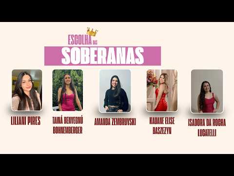 AO VIVO | CERIMÔNIA DE ESCOLHA DAS SOBERANAS 27/28 EM SÃO DOMINGOS DO SUL |