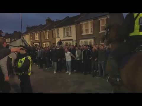 Tottenham fans welcome to Arsenal supporters to White Hart Lane 23/09/15