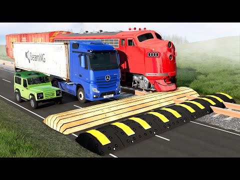 Cars vs Speed Bumps - BeamNG Drive - 🔥 Long Video SPECIAL #2