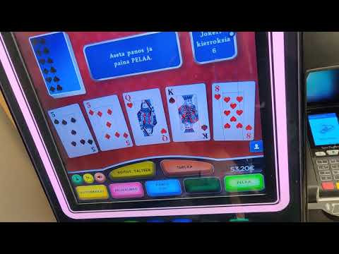 Pikapokeri 1e panoksella jokerikierrokset 100e ulos samasta koneesta saman päivänä