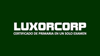 preview picture of video 'Certificado de Primaria en Un Solo Examen'