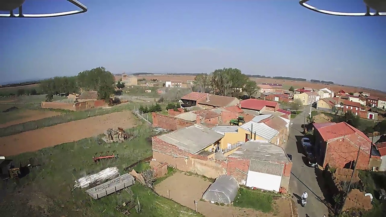 Vista aérea desde dron de Villamórico