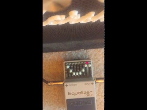 Boss Equalizer GE-7 Effects Pedal Demo
