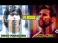 THE LEGENDARY BATTLE | Maradona VS Messi | HD