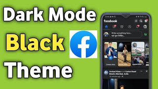 How to Enable Dark Mode on facebook ( Black Theme )