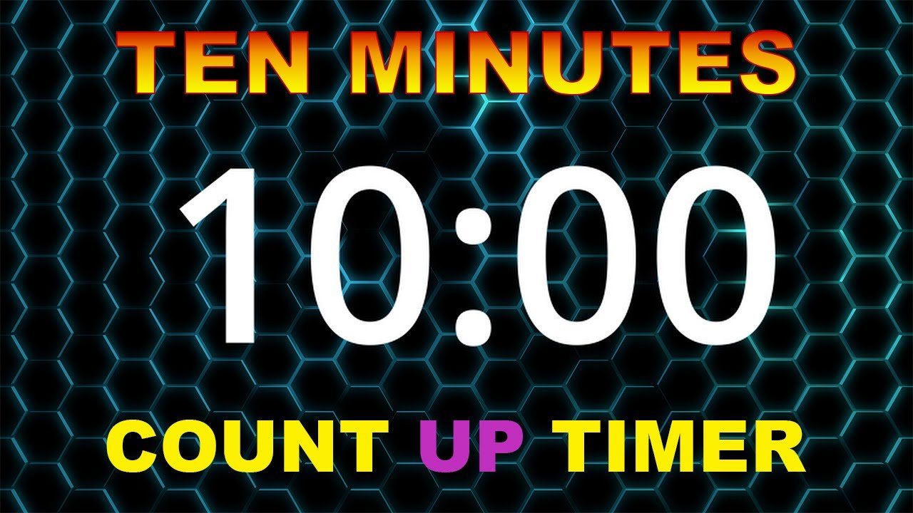 10 Minute Count Up Timer With Alarm