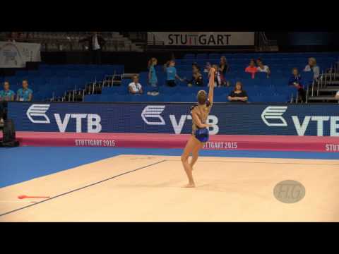 Elena MILENKOVIC (CRO) 2015 Rhythmic Worlds Stuttgart - Qualifications Clubs