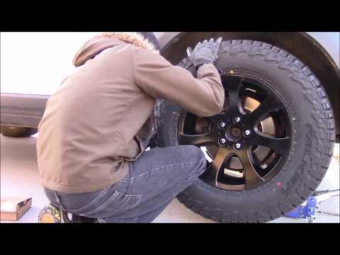 32\" tires on Land Rover BEFORE and AFTER 2.5' Lift (LR3)