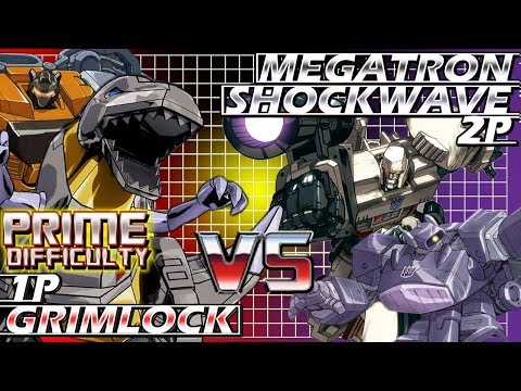 Transformers Devastation: Grimlock Vs Megatron and Shockwave (Prime Difficulty, Challenge Room 15)