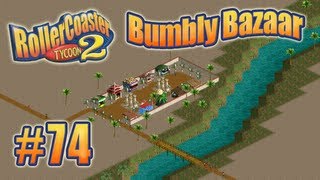 Let's Play RollerCoaster Tycoon 2 (Bumbly Bazaar) - Ep. 74: WEIRD & WACKY FUN HOUSE