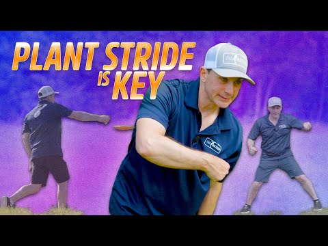 Adding Momentum in Disc Golf - The Plant Stride is KEY
