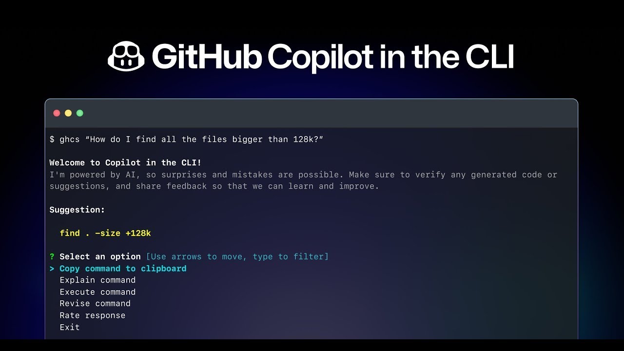 GitHub Copilot CLI: Never Forget a Terminal Command Again