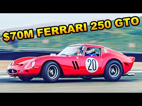 Thumbnail for $140M x2 Ferrari 250 GTO Racing On The Track! Flyby Exhaust Sound by Ferrari 250