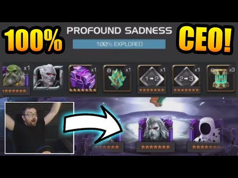Necropolis 100% EXPLORED - TITAN CRYSTAL OPENING CEO 100000000000%!!!! - Marvel Contest Of Champions