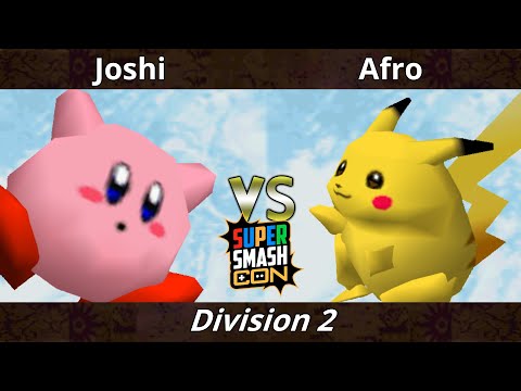 SSC 2022 Division 2 - Afro (Pikachu) Vs. Joshi (Kirby) SSB64 Smash Bros Tournament