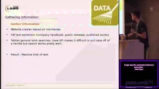 target specific automated dictionary generation matt marx