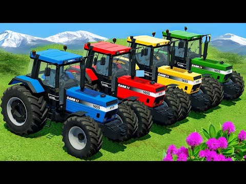LOAD AND TRANSPORT SUPERHERO EGGS WITH CLAAS TRACTORS - Farming Simulator 22
