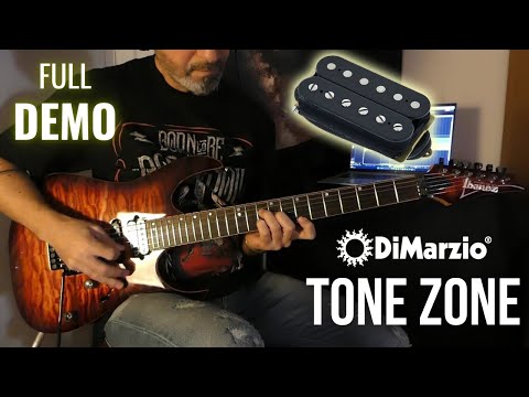 DiMarzio Tone Zone DP155 Bridge Demo | Ibanez RG Premium | Clean, Crunch & High Gain Test