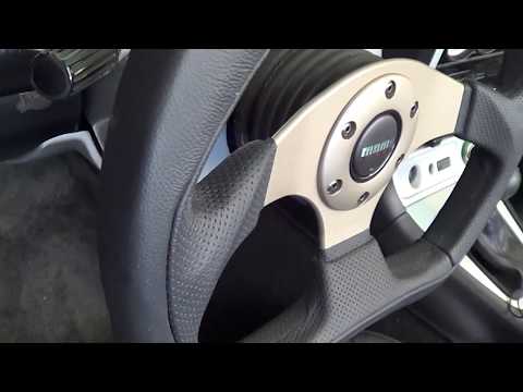 MOMO Eagle 350mm Steering wheel EAG35BK0B installed on a 99 Miata