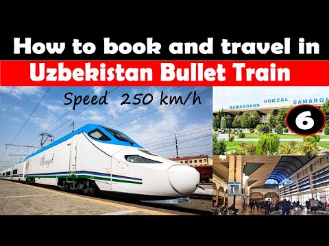 How to book and travel in Uzbekistan fastest train - The Afrosiyob 🚅🚅🚅