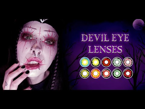 😈👀 Unleash Your Inner Devil with Devil Eye Contact Lenses! 🔥👹
